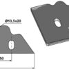 Fodermixer kniv