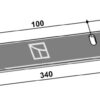 Fodermixer kniv