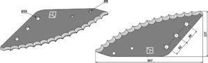 70-298 Fodermixer kniv