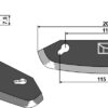 Fodermixer kniv