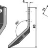 Fodermixer kniv venstre