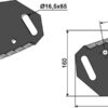 Fodermixer kniv