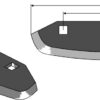 Fodermixer kniv