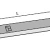 Sidekniv for ensilage 1000mm