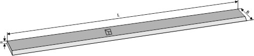 Sidekniv for ensilage 1000mm