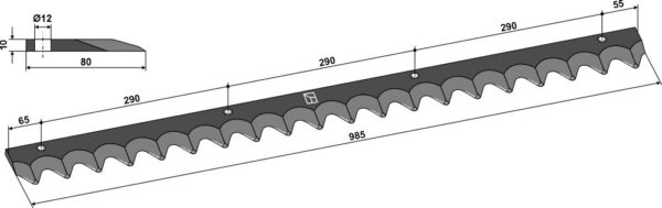 Ensilage Kniv