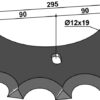Fodermixer kniv