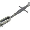 Liftregulering (komplet) - Kugle Ø19mm- Gaffel Hul Ø 14mm - Min. længde:337mm - M18 x 2.5 Millimeter