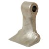 Slagle (Hammer), Topbredde mm: 40mm, Nederste bredde mm: 85mm, Hul Ø: 16.5mm, Radius 100mm - Passer til Agrimaster, Agram, Desvoys, Maschio, Sicma Passer til: 1039448
