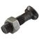 Monteringsbolt & Møtrik - M12x64mm, Trækstyrke 10.9 (25 stk. Kasse)