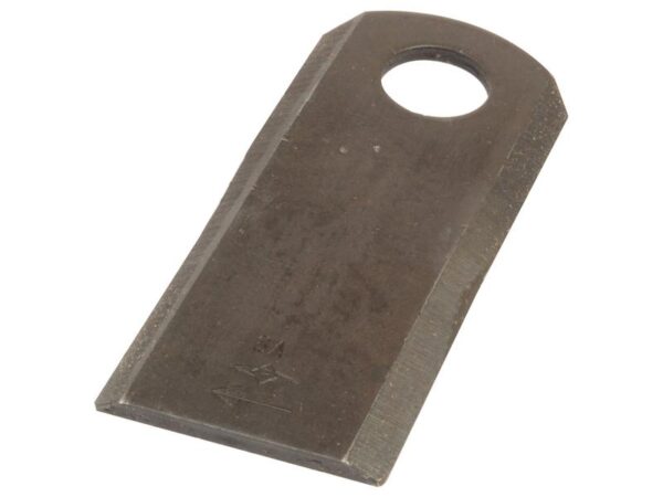 Kniv - Snoet, skarpe nederste kanter, parallel - 115 x 50x4mm - Hul Ø20.5mm - Venstre - Passer til Kuhn Passer til: K6804710