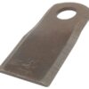 Kniv - Snoet, skarpe nederste kanter, parallel - 115 x 50x4mm - Hul Ø20.5mm - Højre - Passer til Kuhn Passer til: K6804720