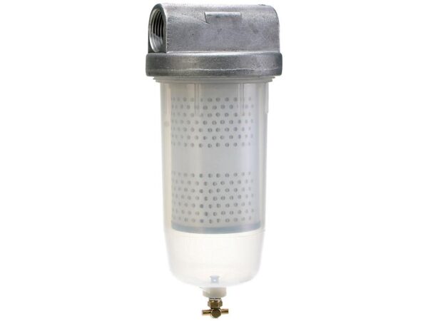 Vandudskilningsfilter Tank (komplet) Micron Rating, Gevind: 1'' BSP