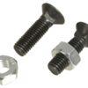 Monteringsbolt (rund) & Møtrik - M10 x 35mm, Trækstyrke 8.8