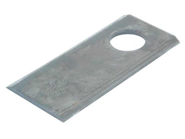Kniv - Flad, skarpe topkanter - 90 x 40x3mm - Hul Ø19mm - Højre/Venstre - Passer til Deutz-Fahr, Fella, Claas Passer til: 06561543
