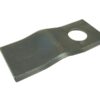 Kniv - Buet - 106 x 47x3mm - Hul Ø21mm - Højre/Venstre - Passer til PZ, Claas, Krone, Massey Ferguson, Pottinger, Marangon, Kverneland, Taarup, Vicon Passer til: CM120