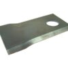 Kniv - Snoet, skarpe topkanter, parallel - 98 x 48x4mm - Hul Ø19mm - Venstre - Passer til Fella Passer til: 121712