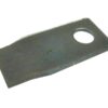 Kniv - Snoet, skarpe topkanter, parallel - 98 x 48x4mm - Hul Ø19mm - Højre - Passer til Fella Passer til: 121713