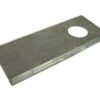 Kniv - Flad, skarpe topkanter - 108 x 48x3mm - Hul Ø21mm - Højre/Venstre - Passer til Galfre, Marangon, Morra, New Holland Passer til: 108D STRAIGHT