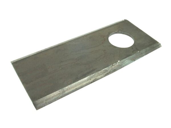 Kniv - Flad, skarpe topkanter - 108 x 48x3mm - Hul Ø21mm - Højre/Venstre - Passer til Galfre, Marangon, Morra, New Holland Passer til: 108D STRAIGHT