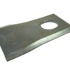 Kniv - Snoet, skarpe topkanter, parallel - 92 x 50x4mm - Hul Ø20.5mm - Venstre - Passer til JF, Stoll Passer til: 1380-0002