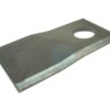 Kniv - Snoet, skarpe topkanter, parallel - 96 x 48x4mm - Hul Ø19mm - Venstre - Passer til Claas, Krone Passer til: 4.146.690.1