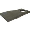 Kniv - Snoet, skarpe topkanter, parallel - 107 x 48x4mm - Hul Ø18.5mm - Venstre - Passer til Vicon, Kuhn Passer til: 90261559