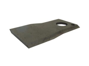77121_pic1 Kniv - Snoet, skarpe topkanter, parallel - 107 x 48x4mm - Hul Ø18.5mm - Venstre - Passer til Vicon, Kuhn Passer til: 90261559