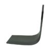 Kniv Firkantet Venstre 80x7mm Højde: 180mm. Hulafstand: 57mm. Hul Ø: 13.5mm. Passer til Dowdeswell, Howard, Kuhn Passer til: 3900