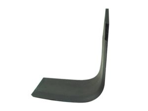 77232_pic1 Kniv Firkantet Venstre 80x6mm Højde: 165mm. Hulafstand: 57mm. Hul Ø: 11.5mm. Passer til Dowdeswell, Howard, Kuhn Passer til: 9900