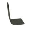 Kniv Firkantet Højre 80x8mm Højde: 188mm. Hulafstand: 46mm. Hul Ø: 14.5mm. Passer til Kverneland, Maletti