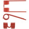 Pick-up fjeder - - - Længde:142mm, Bredde:75mm, Ø5.5mm - Passer til Kemper, Krone, Strautmann Passer til: 9381580