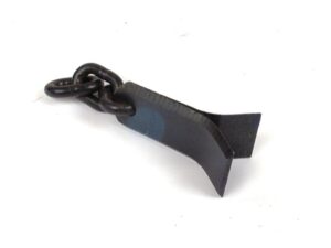 Slagle (Y-type), Længde: 140mm, Bredde: 30.5mm, Hul Ø: 9mm, Tykkelse: 3mm. Passer til Bomford Passer til: 0108606