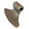 Slagle (Hammer), Topbredde mm: 76mm, Nederste bredde mm: 196mm, Hul Ø: 20.5mm, Radius 109mm - Passer til Perfect