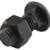 Monteringsbolt (rund) & Møtrik - M12x30mm (25 stk. Kasse) Passer til: 3011805