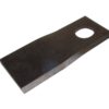 Kniv - Snoet, skarpe topkanter, parallel - 126 x 48x4mm - Hul Ø20.5 x 23mm - Venstre - Passer til Kuhn, Taarup, Agram, Kverneland Passer til: 56110900