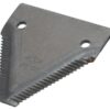 Knivblad - takket overside - 83x76x2.75mm - Hul Ø6.5mm - Hulafstand 51mm - Passer tilClaas Passer til: 6112031