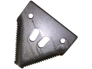 Knivblad - takket overside - 80x76x2.75mm - Hul Ø6.5mm - Hulafstand 51mm - Passer tilSchumacher Passer til: 420.100.045