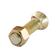 Monteringsbolt (rund) & Møtrik - 1/2'' x 70mm, Trækstyrke 8.8 (25 stk. Kasse)