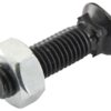 Monteringsbolt (rund) & Møtrik - M8 x 35mm, Trækstyrke 8.8 (25 stk. Kasse)