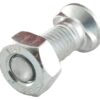 Monteringsbolt (rund) & Møtrik - M10 x 40mm, Trækstyrke 8.8 (25 stk. Kasse)