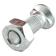 Monteringsbolt (rund) & Møtrik - M10 x 40mm, Trækstyrke 8.8 (25 stk. Kasse)