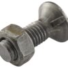 Monteringsbolt (rund) & Møtrik - M10 x 30mm, Trækstyrke 8.8 (25 stk. Kasse) Passer til: 04030201