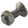 Monteringsbolt (rund) & Møtrik - M10 x 30mm, Trækstyrke 8.8 (25 stk. Kasse) Passer til: 04030201