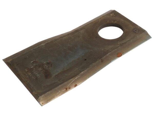 Kniv - Snoet, skarpe topkanter - 105 x 47x4mm - Hul Ø20.5mm - Venstre - Passer til Kuhn, John Deere Passer til: K6801410