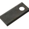 Kniv - Flad, skarpe topkanter - 103 x 48x4mm - Hul Ø19mm - Højre/Venstre - Passer til Fella, JF, Stoll Passer til: 122331