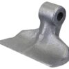 Slagle (Hammer), Topbredde mm: 40mm, Nederste bredde mm: 137mm, Hul Ø: 16.5mm, Radius 95mm - Passer til Berti, Breviglieri, Maschio, Vogel & Noot Passer til: MP0008