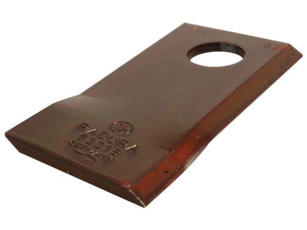 Kniv - Snoet, skarpe nederste kanter, parallel - 102 x 48x4mm - Hul Ø19mm - Venstre - Passer til Fella Passer til: 140693
