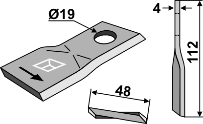Kniv 112x48mm