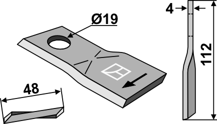 Kniv 112x48mm
